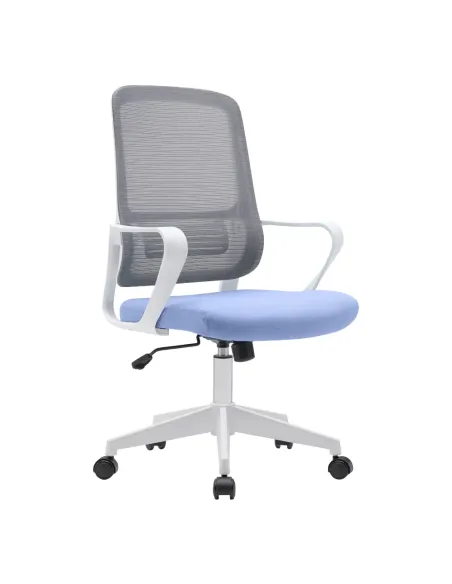 Scaun de birou SALOMO, birou, 63x56.5x99-109 cm, plasă/plastic | MobilaOK