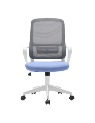 Scaun de birou SALOMO, birou, 63x56.5x99-109 cm, plasă/plastic | MobilaOK