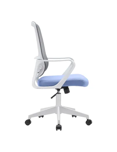 Scaun de birou SALOMO, birou, 63x56.5x99-109 cm, plasă/plastic | MobilaOK