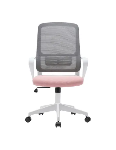 Scaun de birou SALOMO, birou/home office, 63x56.5x99-109 cm, plasă și plastic | MobilaOK