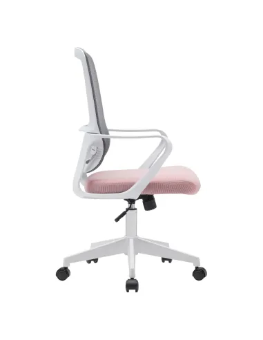 Scaun de birou SALOMO, birou/home office, 63x56.5x99-109 cm, plasă și plastic | MobilaOK