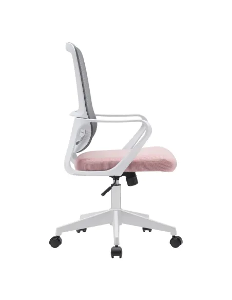 Scaun de birou SALOMO, birou/home office, 63x56.5x99-109 cm, plasă și plastic | MobilaOK
