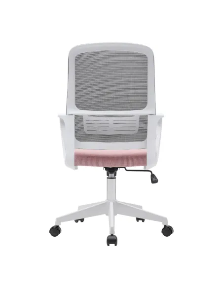 Scaun de birou SALOMO, birou/home office, 63x56.5x99-109 cm, plasă și plastic | MobilaOK