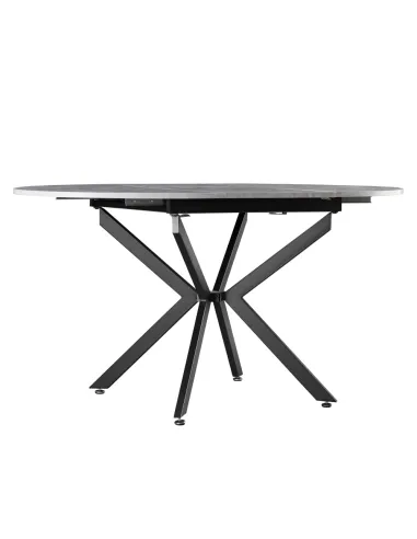 Masă Dining ABERO, living/bucătărie, 100x100-140x75 cm, MDF | MobilaOK