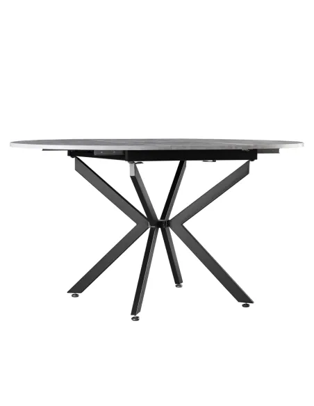 Masă Dining ABERO, living/bucătărie, 100x100-140x75 cm, MDF | MobilaOK