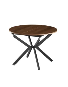 Masă extensibilă dining ABERO, living/dining, 100x100-140x75 cm, MDF | MobilaOK
