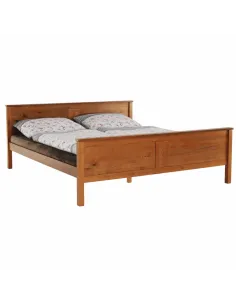 Pat KONDELA dormitor 190x213x82 cm, lemn de pin și PAL laminat | MobilaOK