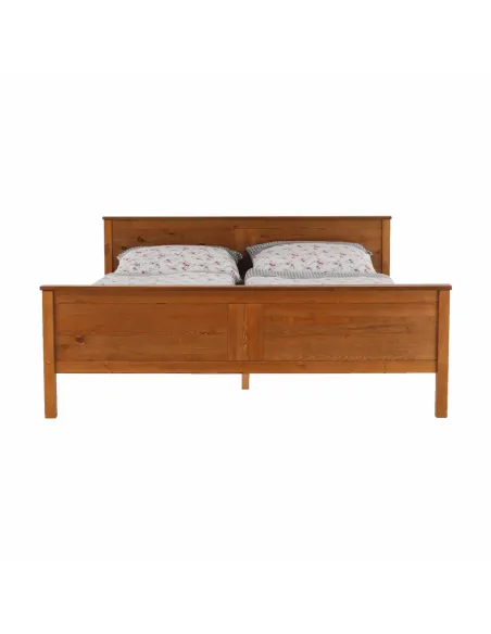 Pat KONDELA dormitor 190x213x82 cm, lemn de pin și PAL laminat | MobilaOK