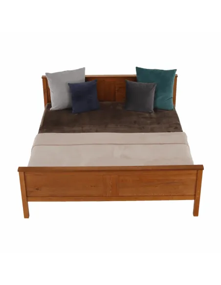 Pat KONDELA dormitor 190x213x82 cm, lemn de pin și PAL laminat | MobilaOK