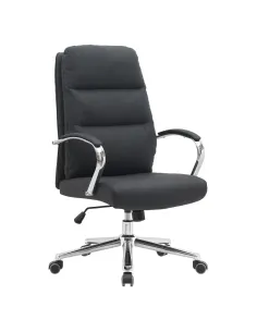 Scaun de birou ADMON, birou, 58x65x102/108 cm, Piele ecologică/Metal | MobilaOK
