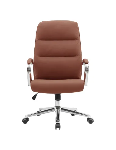 Scaun de birou ADMON, birou, 58x65x102/108 cm, piele ecologică și metal | MobilaOK