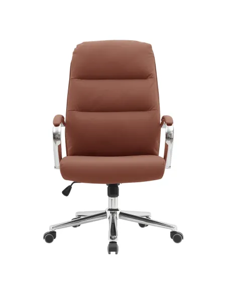 Scaun de birou ADMON, birou, 58x65x102/108 cm, piele ecologică și metal | MobilaOK