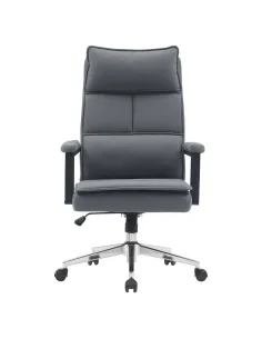 Scaun de birou KAHIL, birou, 65x71x106-112 cm, piele ecologică și metal | MobilaOK 2