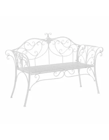 Bancă de grădină ETELIA NEW, exterior, 131 x 48 x 86 cm, Metal | MobilaOK