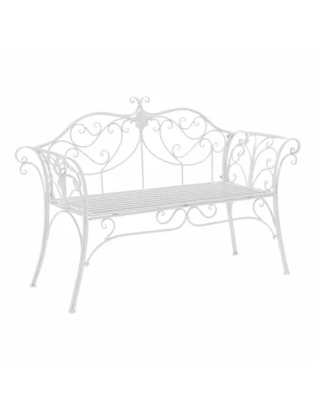 Bancă de grădină ETELIA NEW, exterior, 131 x 48 x 86 cm, Metal | MobilaOK