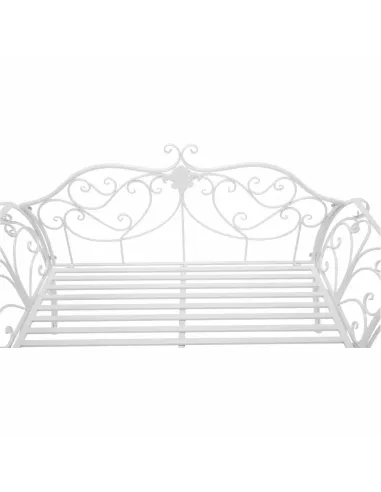 Bancă de grădină ETELIA NEW, exterior, 131 x 48 x 86 cm, Metal | MobilaOK
