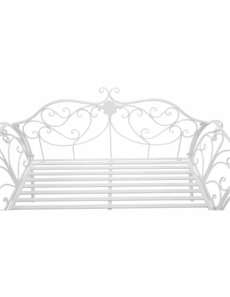 Bancă de grădină ETELIA NEW, exterior, 131 x 48 x 86 cm, Metal | MobilaOK