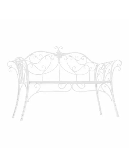 Bancă de grădină ETELIA NEW, exterior, 131 x 48 x 86 cm, Metal | MobilaOK