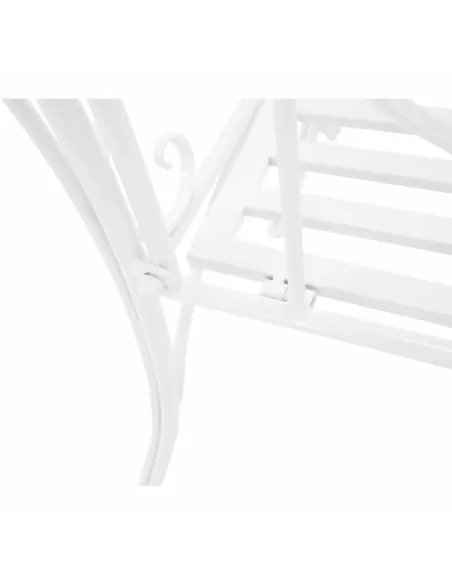 Bancă de grădină ETELIA NEW, exterior, 131 x 48 x 86 cm, Metal | MobilaOK