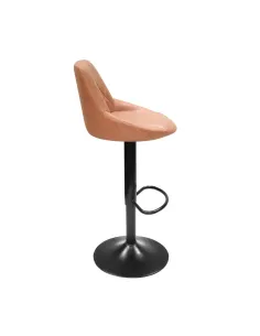 Scaun de bar TERKAN NEW, bucătărie/bar, 40x43x86-106 cm, Piele eco/Metal | MobilaOK 2