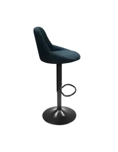 Scaun bar TERKAN NEW, bucătărie/bar, 40x43x86-106 cm, Textil/Metal | MobilaOK 2