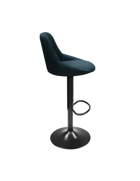 Scaun bar TERKAN NEW, bucătărie/bar, 40x43x86-106 cm, Textil/Metal | MobilaOK