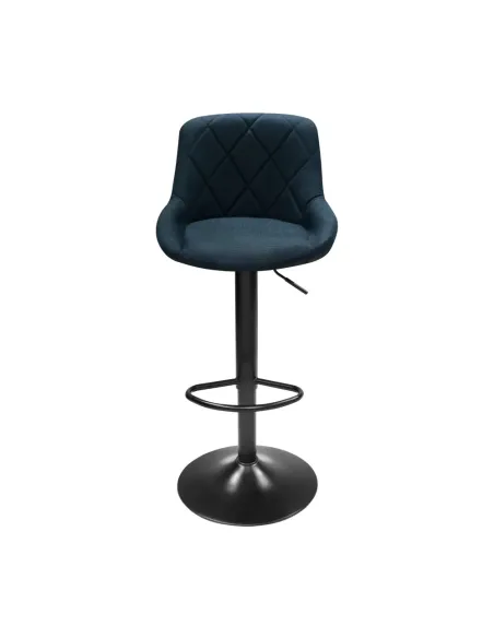 Scaun bar TERKAN NEW, bucătărie/bar, 40x43x86-106 cm, Textil/Metal | MobilaOK