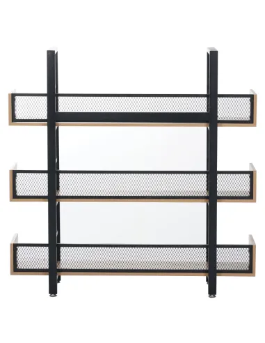 Raft KILIS NEW, living/dormitor/birou, 120x30x120 cm, PAL melaminat și metal | MobilaOK