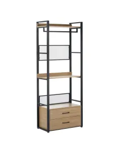Etajeră KILOS NEW, living/birou, 80x40x200 cm, PAL/Oțel | MobilaOK 2