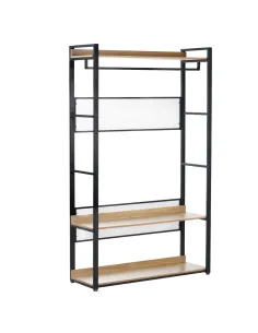 Etajeră KILOS NEW TIP 2 pentru living, 120x40x200 cm, PAL și oțel | MobilaOK 2