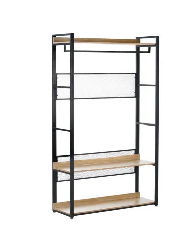 Etajeră KILOS NEW TIP 2 pentru living, 120x40x200 cm, PAL și oțel | MobilaOK