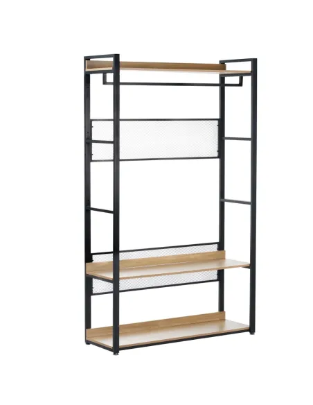 Etajeră KILOS NEW TIP 2 pentru living, 120x40x200 cm, PAL și oțel | MobilaOK