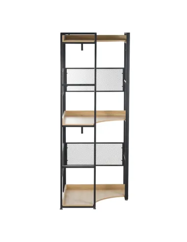 Etajeră KILOS NEW, living/dormitor/hol, 80x80x200 cm, PAL/Oțel | MobilaOK