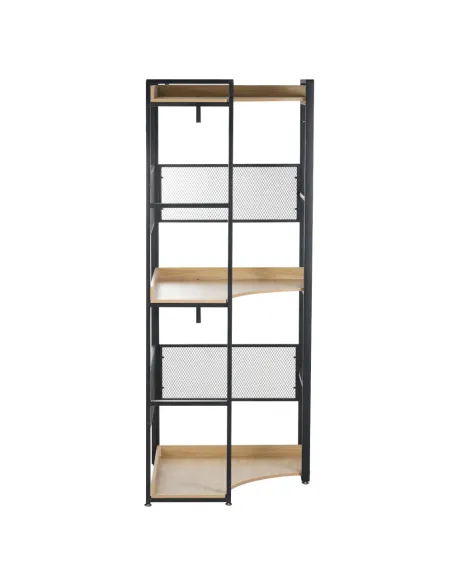 Etajeră KILOS NEW, living/dormitor/hol, 80x80x200 cm, PAL/Oțel | MobilaOK