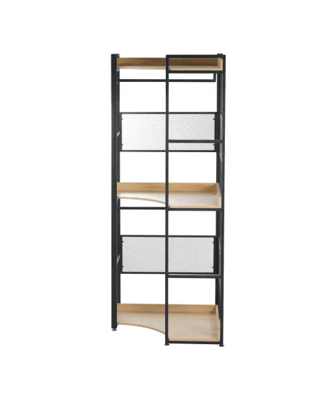 Etajeră KILOS NEW, living/dormitor/hol, 80x80x200 cm, PAL/Oțel | MobilaOK