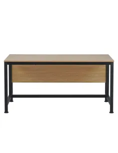 Birou KILIS NEW, birou, 150x80 cm, PAL laminat stejar/negru | MobilaOK 2
