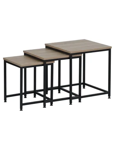 Măsuțe de cafea KASTLER 2 NEW TYP 3, living, 40x40x42 cm, PAL/Metal | MobilaOK