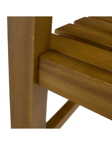 Bancă de Grădină TAIMA, set exterior, 150x64x104 cm, lemn de salcâm | MobilaOK