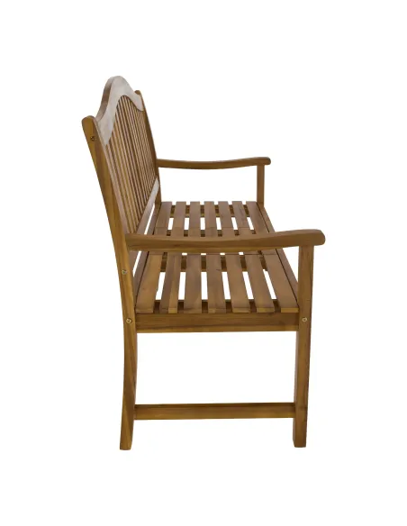 Bancă de Grădină TAIMA, set exterior, 150x64x104 cm, lemn de salcâm | MobilaOK