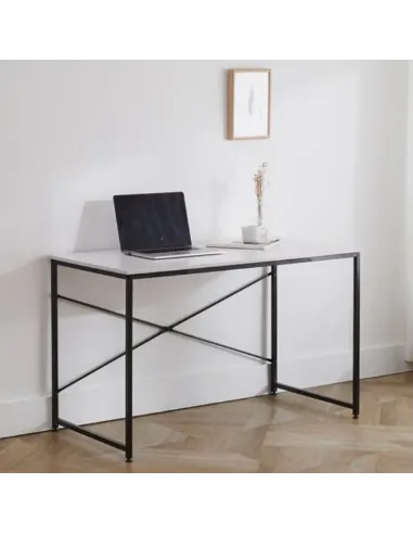 Birou MELLORA, birou, 120x60 cm, PAL melaminat și metal | MobilaOK
