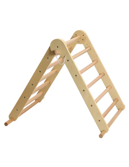 Triunghi Pikler OPRIN, cameră copii, 68.5x132x60 cm, lemn masiv de pin | MobilaOK