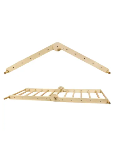Triunghi Pikler OPRIN, cameră copii, 68.5x132x60 cm, lemn masiv de pin | MobilaOK