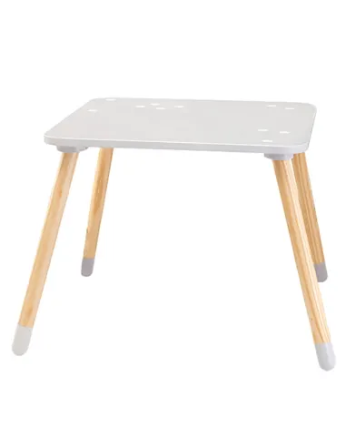 Set pentru copii KONDELA, motiv pinguin, 50x50x42.5 cm, MDF și lemn de pin | MobilaOK