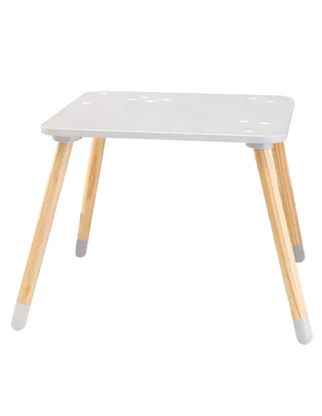 Set pentru copii KONDELA, motiv pinguin, 50x50x42.5 cm, MDF și lemn de pin | MobilaOK