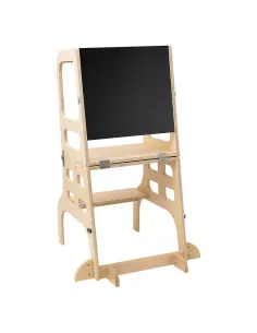 Turn de învățare Montessori MAGAN, camera copiilor, 57.5x64x91.2 cm, lemn de pin | MobilaOK 2