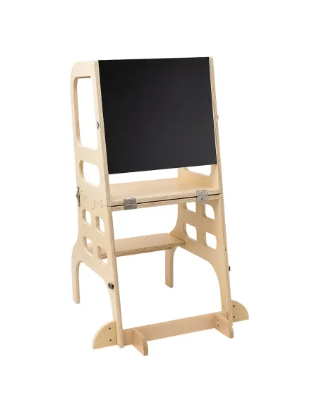 Turn de învățare Montessori MAGAN, camera copiilor, 57.5x64x91.2 cm, lemn de pin | MobilaOK