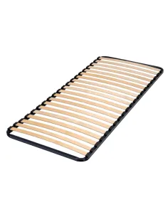 Somieră, KONDELA, dormitor, 90x200, metal și lemn | MobilaOK