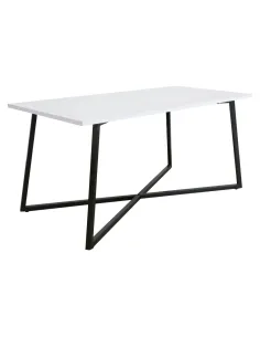 Măsuță de cafea BERTEL, living, 100x50x47 cm, MDF laminat/Metal | MobilaOK