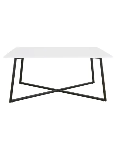 Măsuță de cafea BERTEL, living, 100x50x47 cm, MDF laminat/Metal | MobilaOK