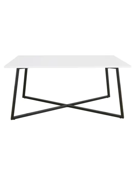Măsuță de cafea BERTEL, living, 100x50x47 cm, MDF laminat/Metal | MobilaOK